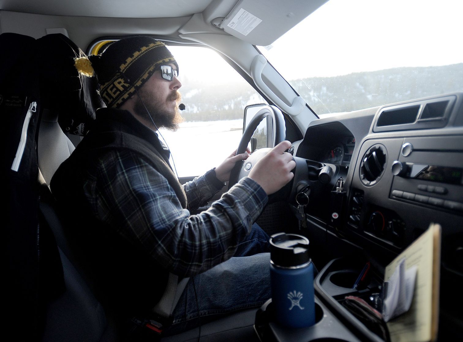 Tour guide Ryan Edmiston